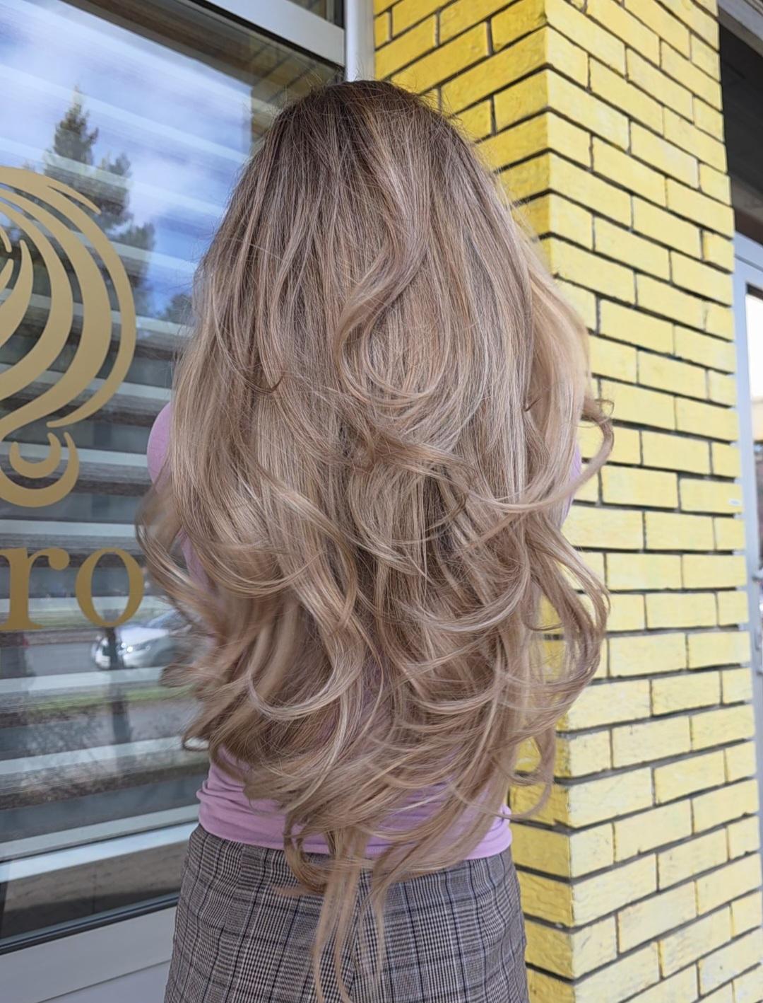Tesoro Capelli #novisad Ombre, sombre, balayage Nijansiranje kose + feniranje - duga kosa