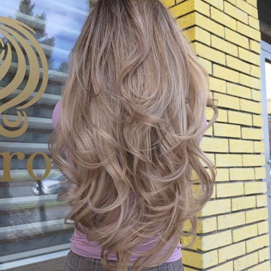 Tesoro Capelli #novisad Ombre, sombre, balayage Nijansiranje kose + feniranje - duga kosa