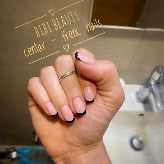 Bibi beauty centar #beograd Ojačavanje noktiju Ojačavanje prirodnih noktiju gelom french gel lak