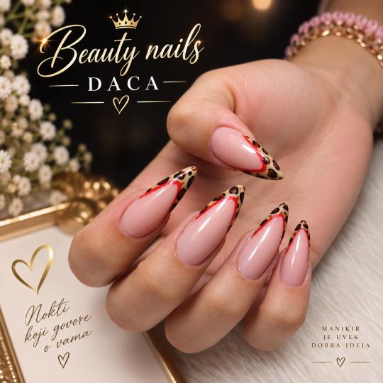 Beauty nails - Zemun #beograd Izlivanje noktiju Izlivanje noktiju gelom - L / XL dužina