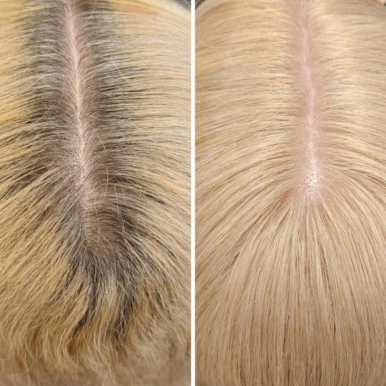 Kotenkova Studio & Education #beograd Farbanje kose Total Blonde izrastka - do 1,5 cm Bez blanša �