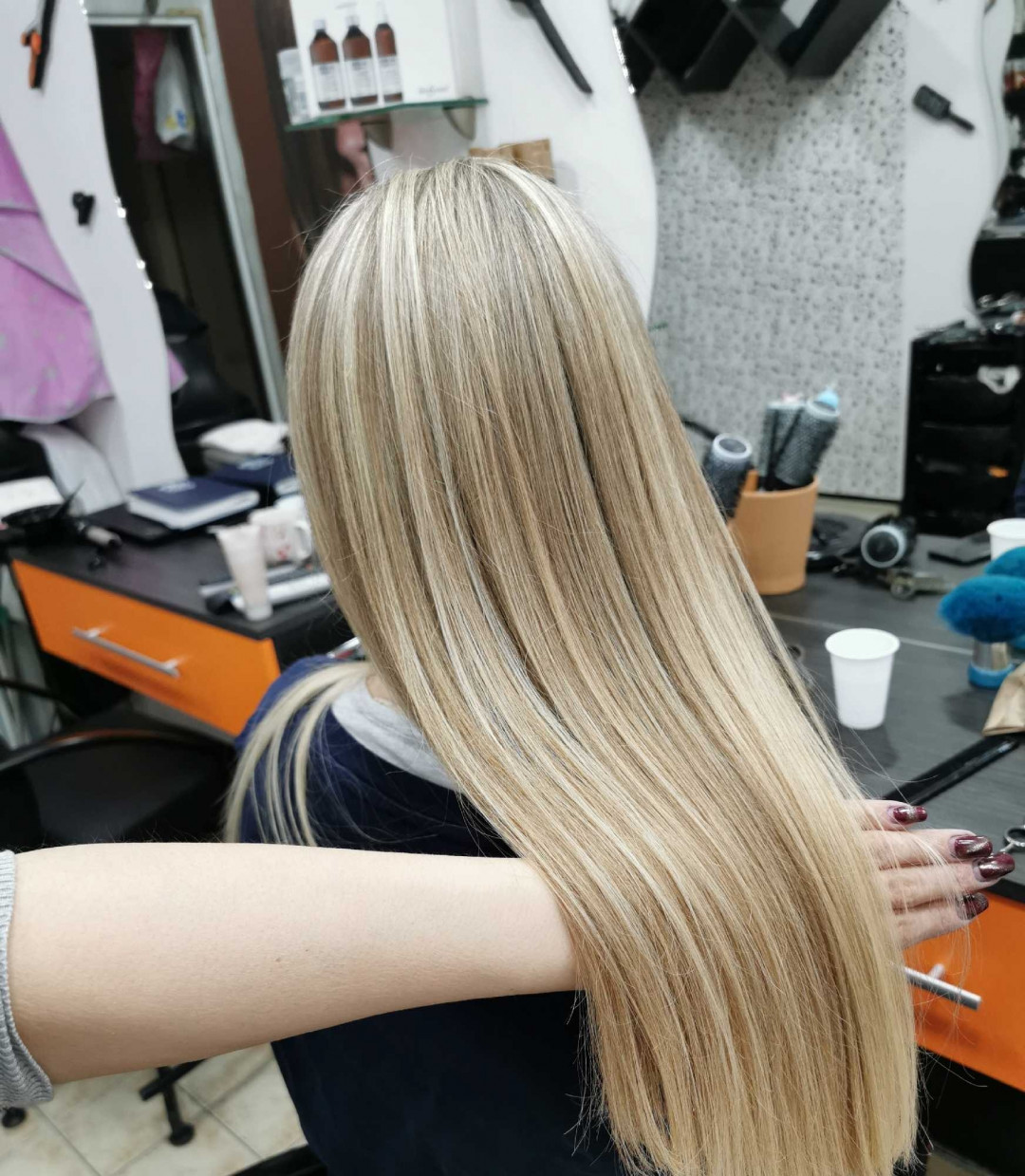 Valentina - Tina S #beograd Pramenovi Pramenovi cele dužine - duga kosa