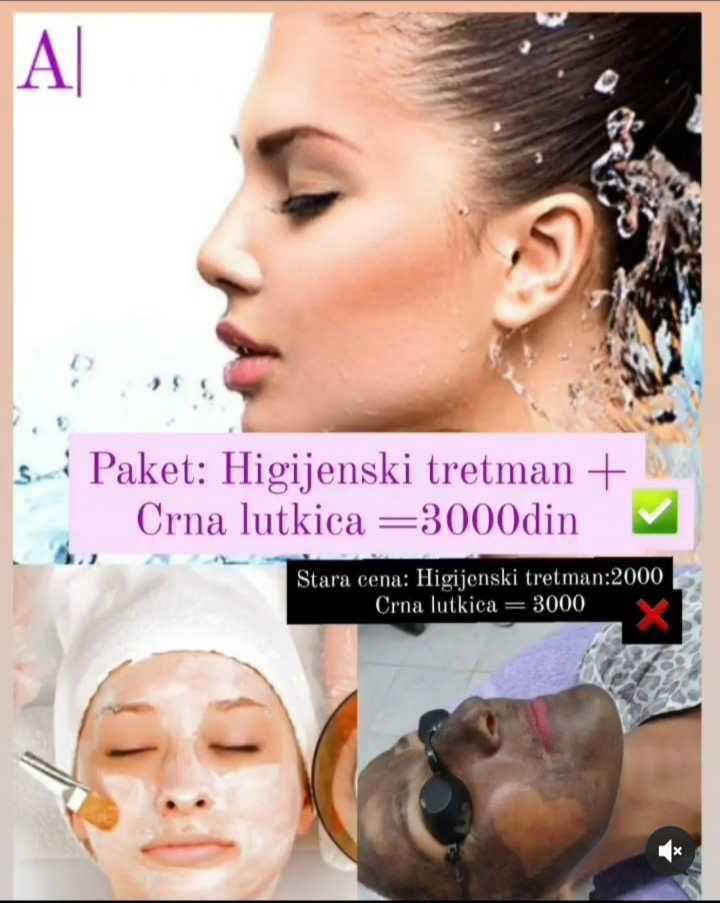 AltaBella Batajnica #beograd Tretman lica Laserski tretman Crna lutkica