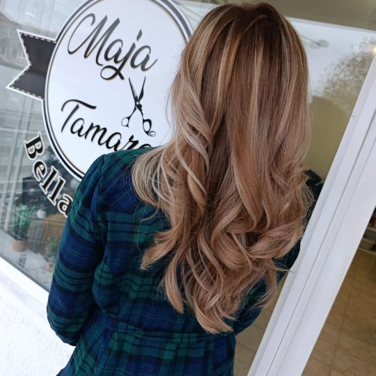 Bella Sofija #obrenovac Žensko šišanje Šišanje i feniranje - duga kosa