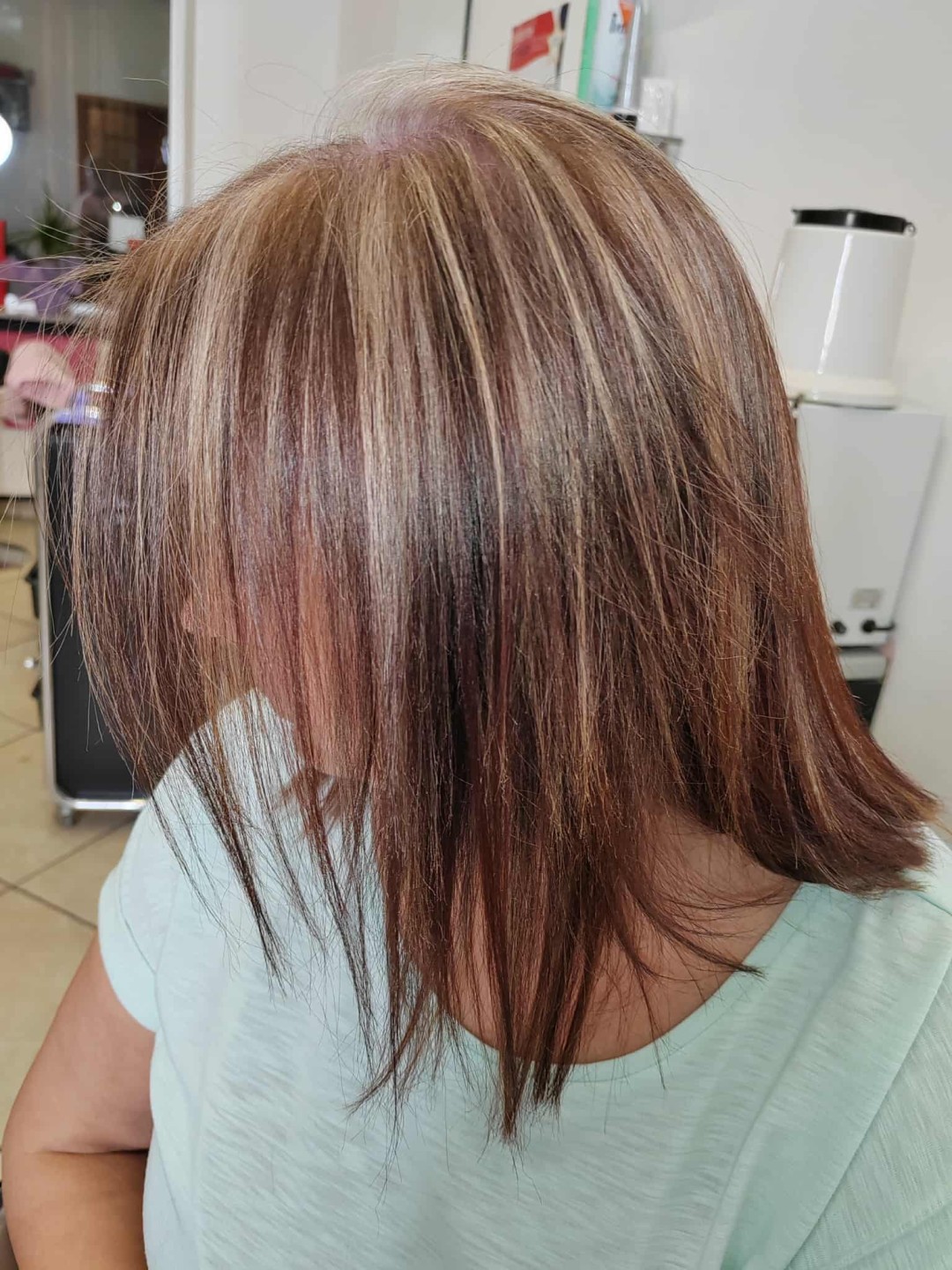 Black Diamond Maroli #novisad Pramenovi Pramenovi u 2 boje - kosa srednje dužine