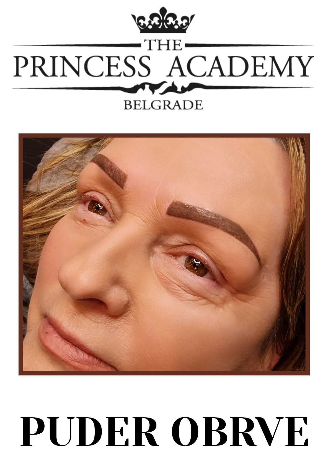 The Princess Academy #beograd Trajna šminka Puder obrve