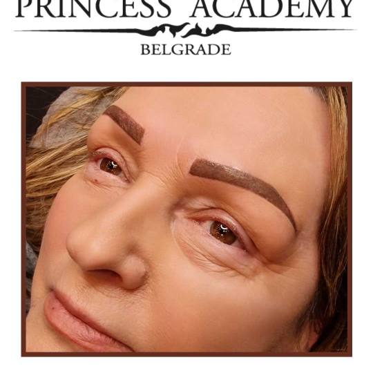 The Princess Academy #beograd Trajna šminka Puder obrve