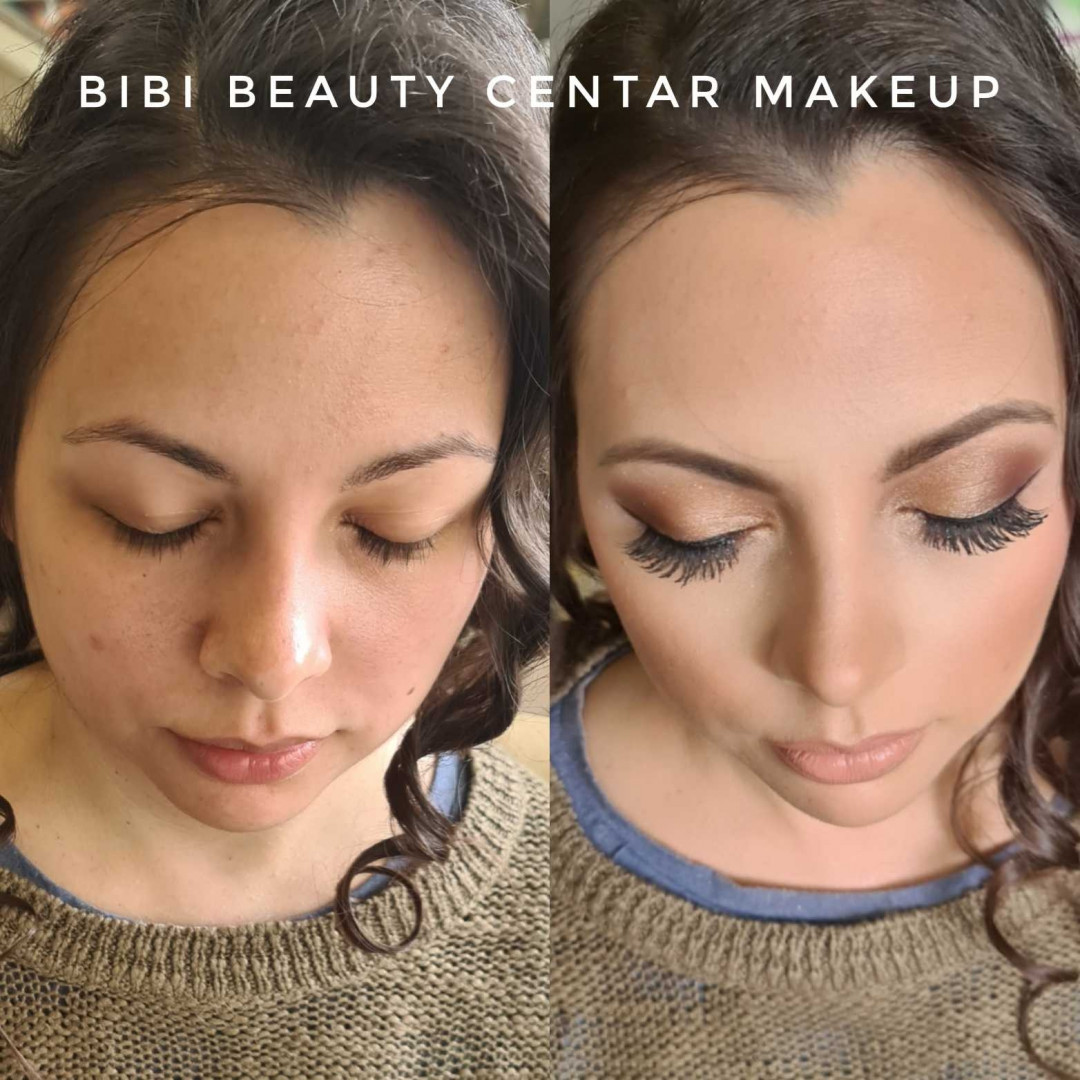 Bibi beauty centar #beograd Make-up / šminkanje Profesionalno šminkanje + veštačke trepavice