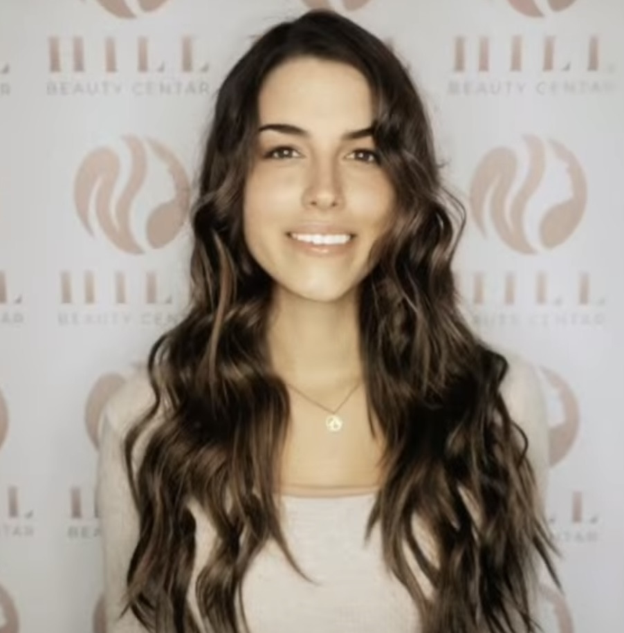 Hill Beauty Centar #beograd Feniranje i stilizovanje Lokne / talasi na presu / figaro - duga kosa