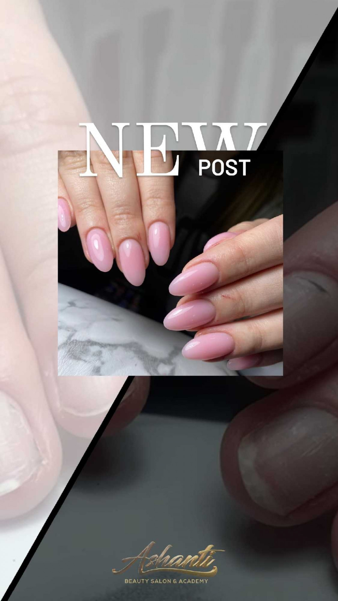 Ashanti Beauty Salon & Academy #beograd Izlivanje noktiju Izlivanje noktiju gelom - L dužina