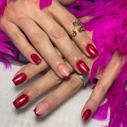 Sneža Nails #beograd Izlivanje noktiju Korekcija noktiju salonski rad - S dužina