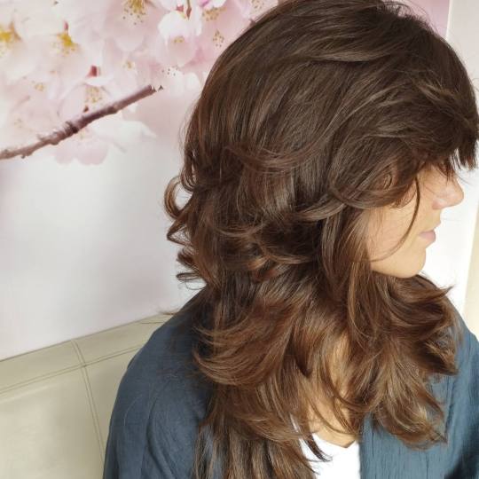 Dve mace 1 #beograd Feniranje i stilizovanje Feniranje na lokne - duga kosa