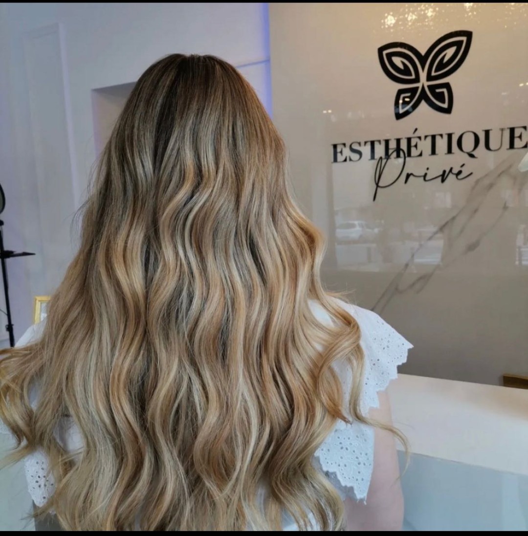 Esthetique Privé #beograd Ombre, sombre, balayage GOLDWELL Balayage + preliv + feniranje - duga kosa