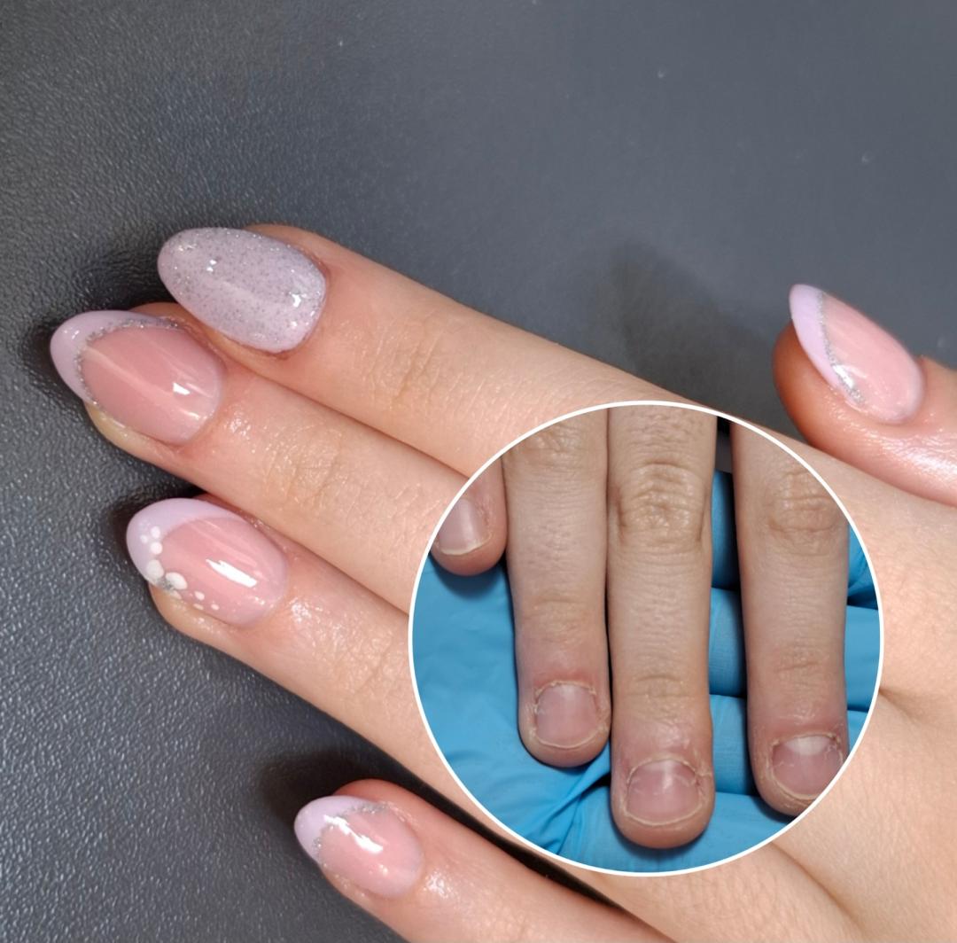 Izlivanje noktiju gelom - M dužina - Mango beauty studio, Novi Sad Izlivanje noktiju Nokti Izlivanje noktiju, Novi Sad, Telep, Adice, Bistrica