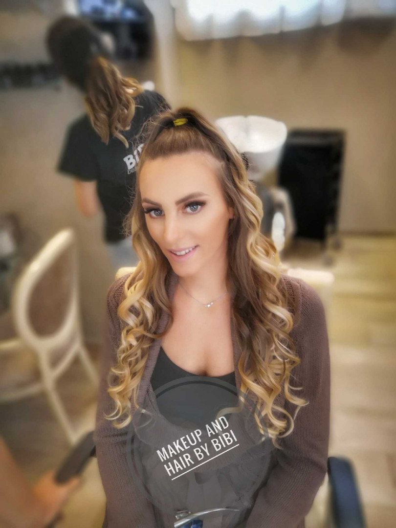 Bibi beauty centar #beograd Make-up / šminkanje Profesionalno šminkanje + veštačke trepavice + svečana frizura