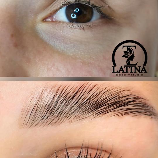 Latina beauty studio #beograd Trepavice Lash lift + Brow lift