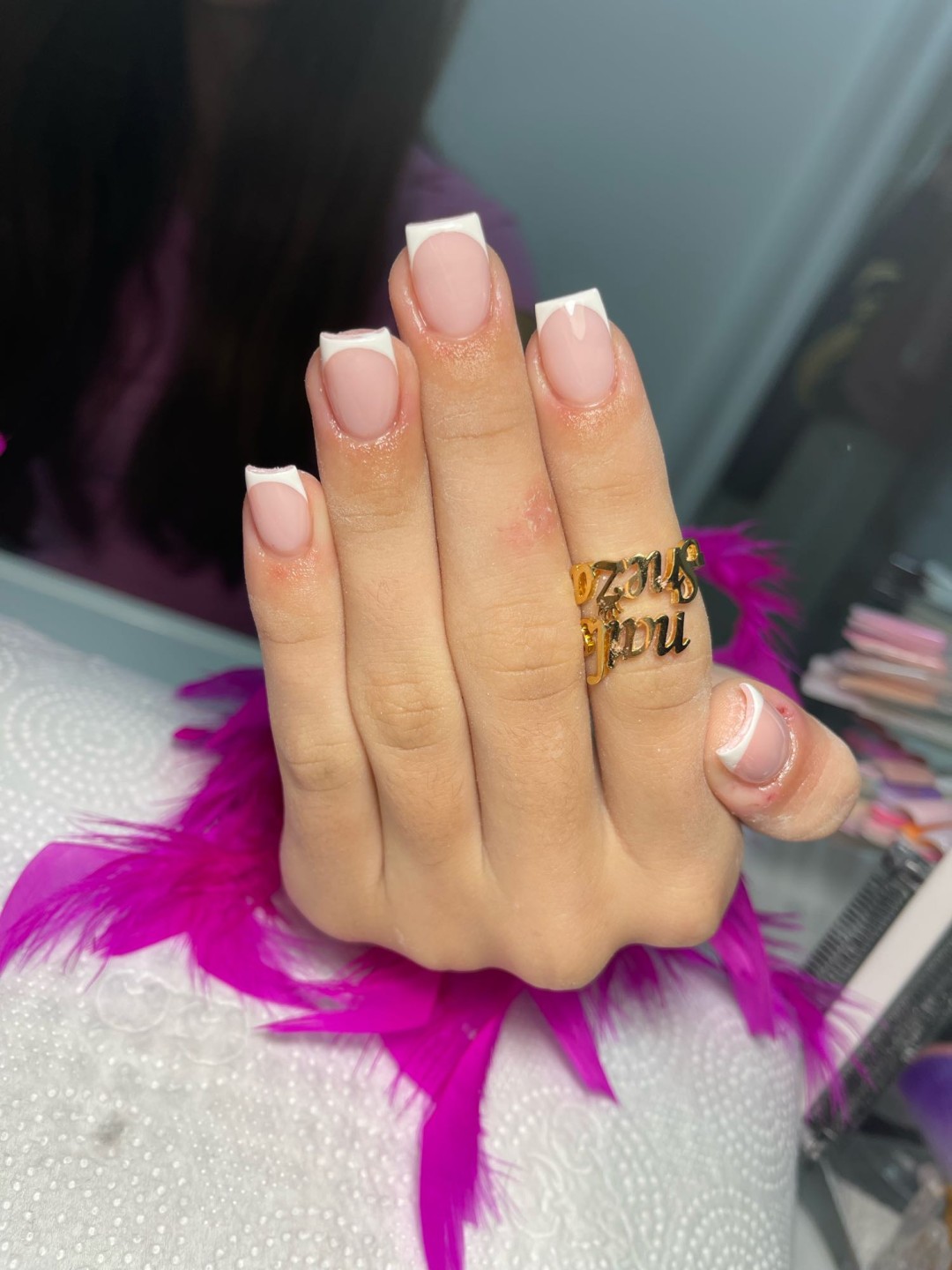 Sneža Nails #beograd Izlivanje noktiju Izlivanje noktiju gelom - S dužina