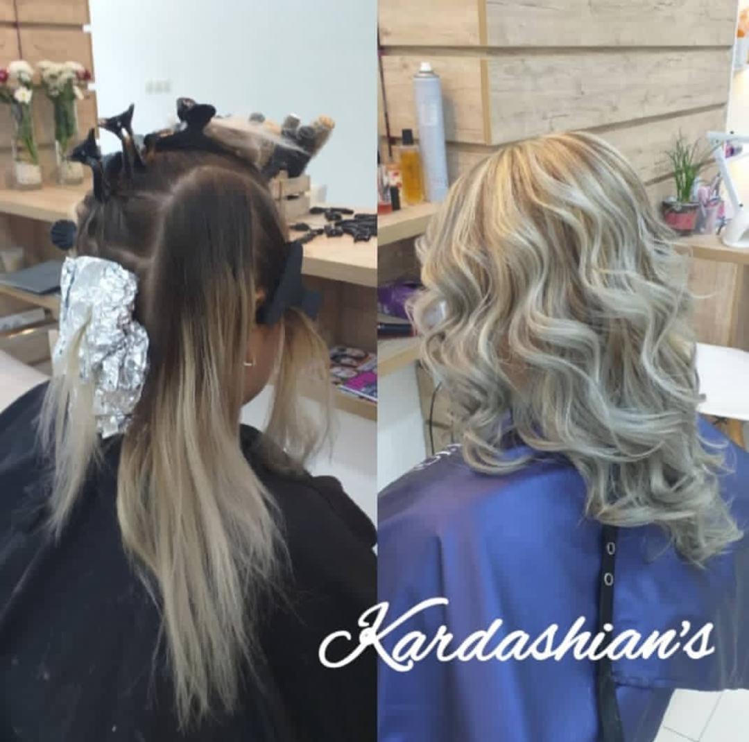 Pramenovi + zaštita + preliv + feniranje - duga kosa - Kardashians Beauty Style, Novi Sad Pramenovi Frizerski saloni Pramenovi, Novi Sad, Centar - Stari grad
