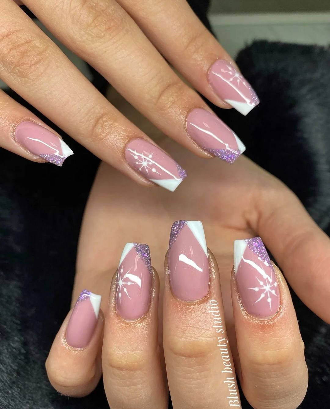 Blush Beauty Studio #beograd Izlivanje noktiju Izlivanje noktiju gelom + gel u boji - S dužina