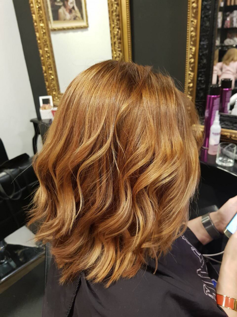 Balayage + preliv + feniranje - kratka kosa - Baroque, Beograd Ombre, sombre, balayage Frizerski saloni Ombre, sombre, balayage, Beograd, Vračar, Čubura, Crveni krst