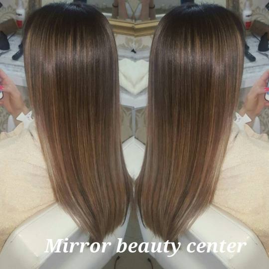 Mirror Beauty Centar #beograd Ombre, sombre, balayage Sencenje toplim bojama & brazilsko ispravljanj