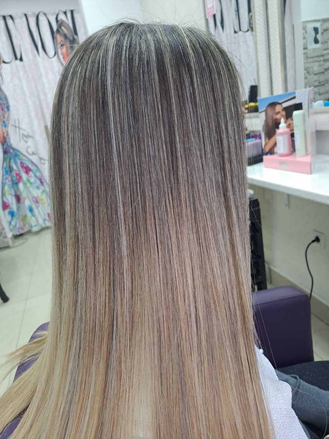 Estetik & Hairstilyst studio F #beograd Pramenovi Specialist pramenovi / Balayage + Rehub tretman - ekstra duga kosa