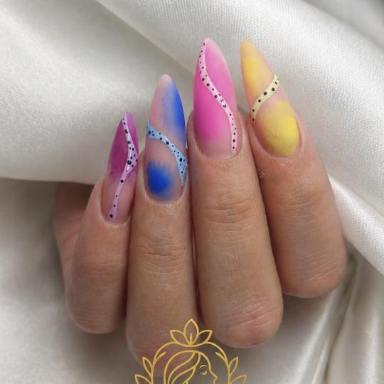 La Hermosa Beauty Studio #beograd Korekcija noktiju Korekcija izivanja nokiju gelom - XL dužina