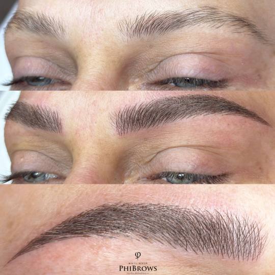 Estetic studio Ognjanović #beograd Trajna šminka Trajna šminka obrva - kombinovana tehnika