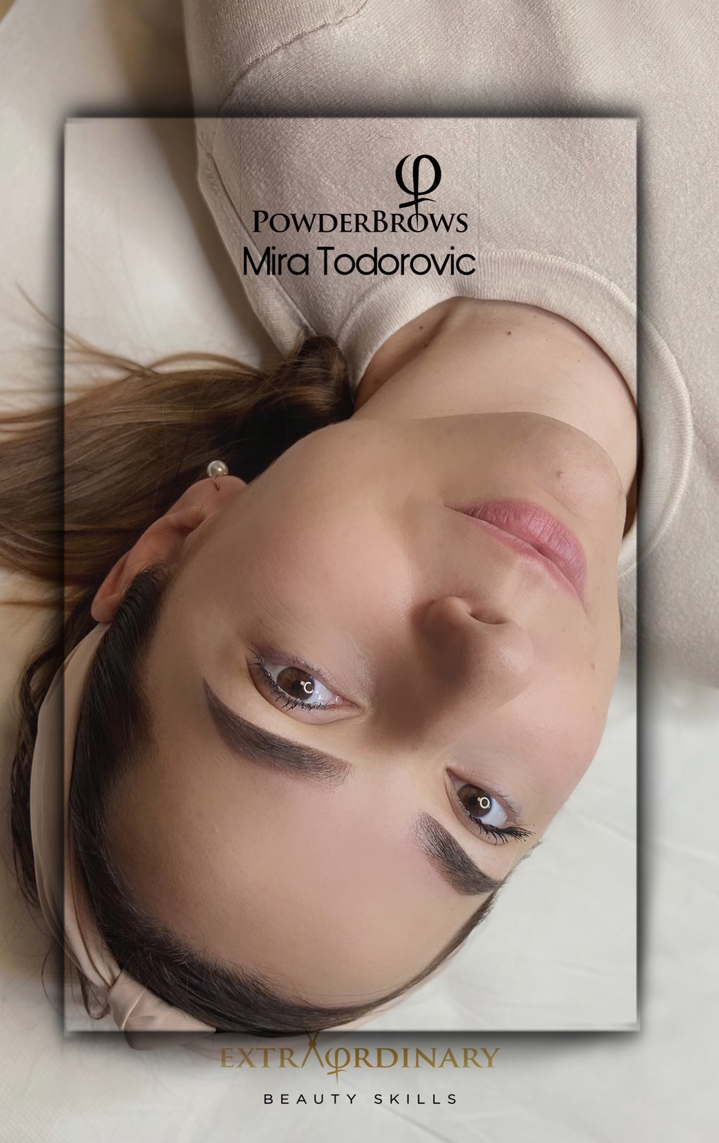 Diamonds & Pearls Beauty Studio #beograd Trajna šminka Phi Powder Ombre Brows + prva korekcija nakon 1 meseca