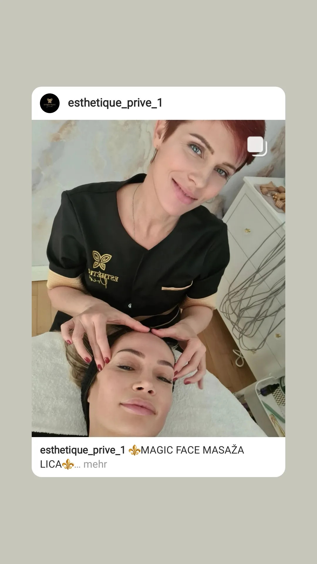 Esthetique Privé #beograd Masaža lica Magic face masaža lica - za dame
