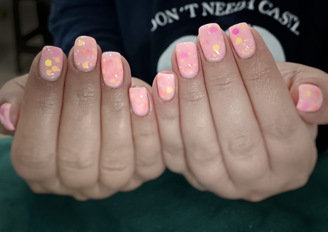 Nails by Helena #beograd Ojačavanje noktiju Ojačavanje prirodnih noktiju + ruski manikir - S dužina