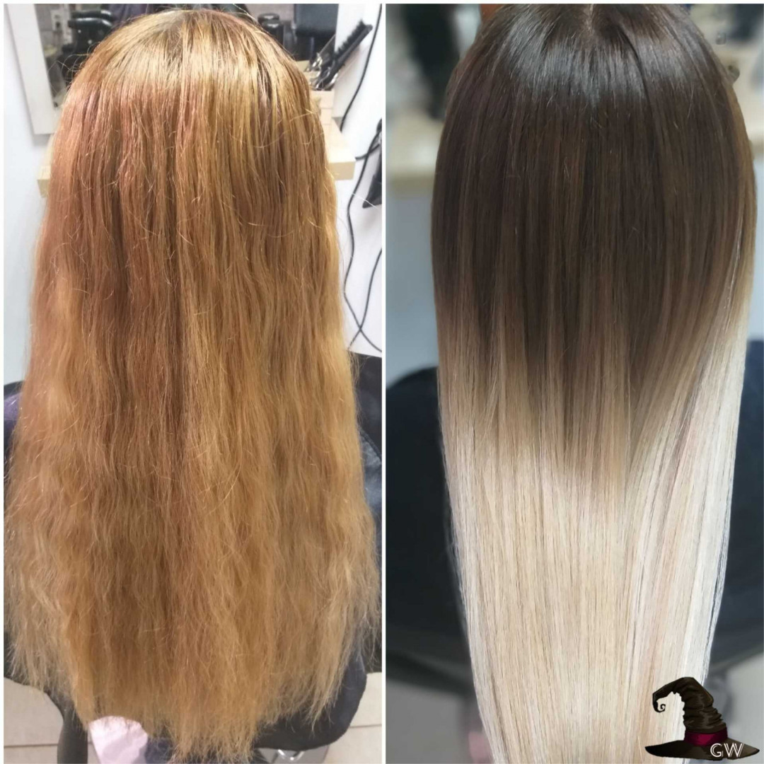 Ginger witch #beograd Ombre, sombre, balayage Pramenovi / balayage (crni blanš) - duga kosa