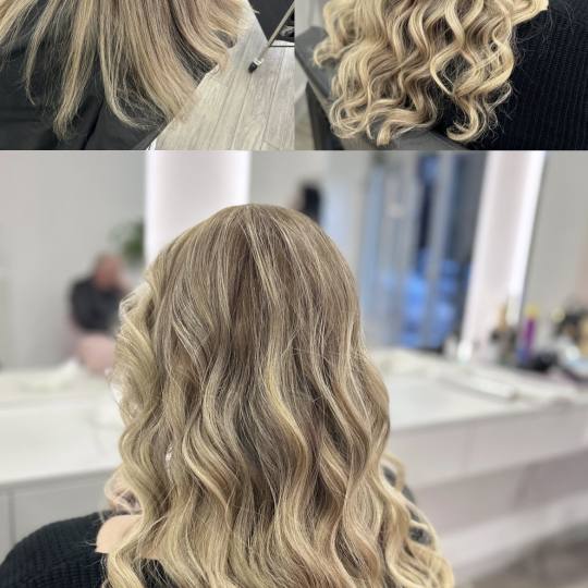 HeliS #beograd Pramenovi Pramenovi na foliju / Balayage + preliv + feniranje - duga kosa