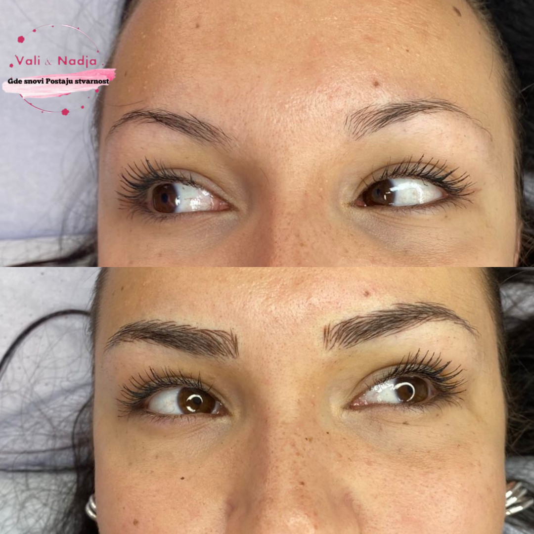 Vali&Nađa #novisad Obrve Japansko iscrtavanje obrva by PHI BOLD BROWS ARTIST