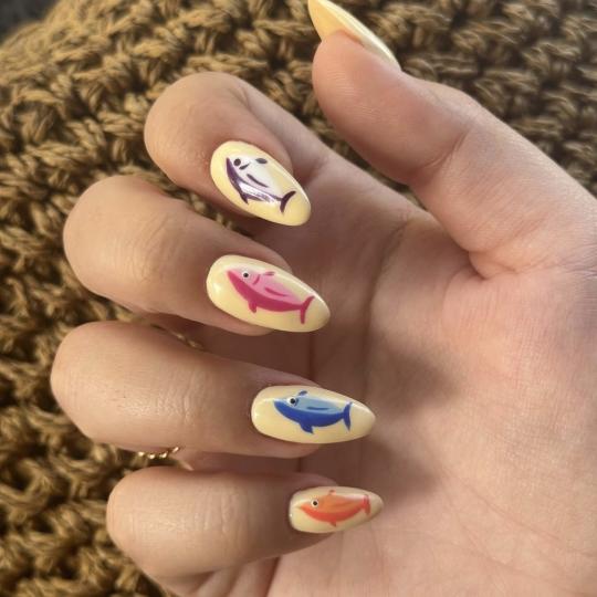 Del Art L #beograd Ukrašavanje noktiju Crtanje po noktu - jednostavniji crtež