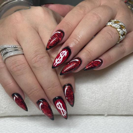 Bling Bling Nails and Lashes #beograd Izlivanje noktiju Izlivanje noktiju gelom - L dužina Strip no