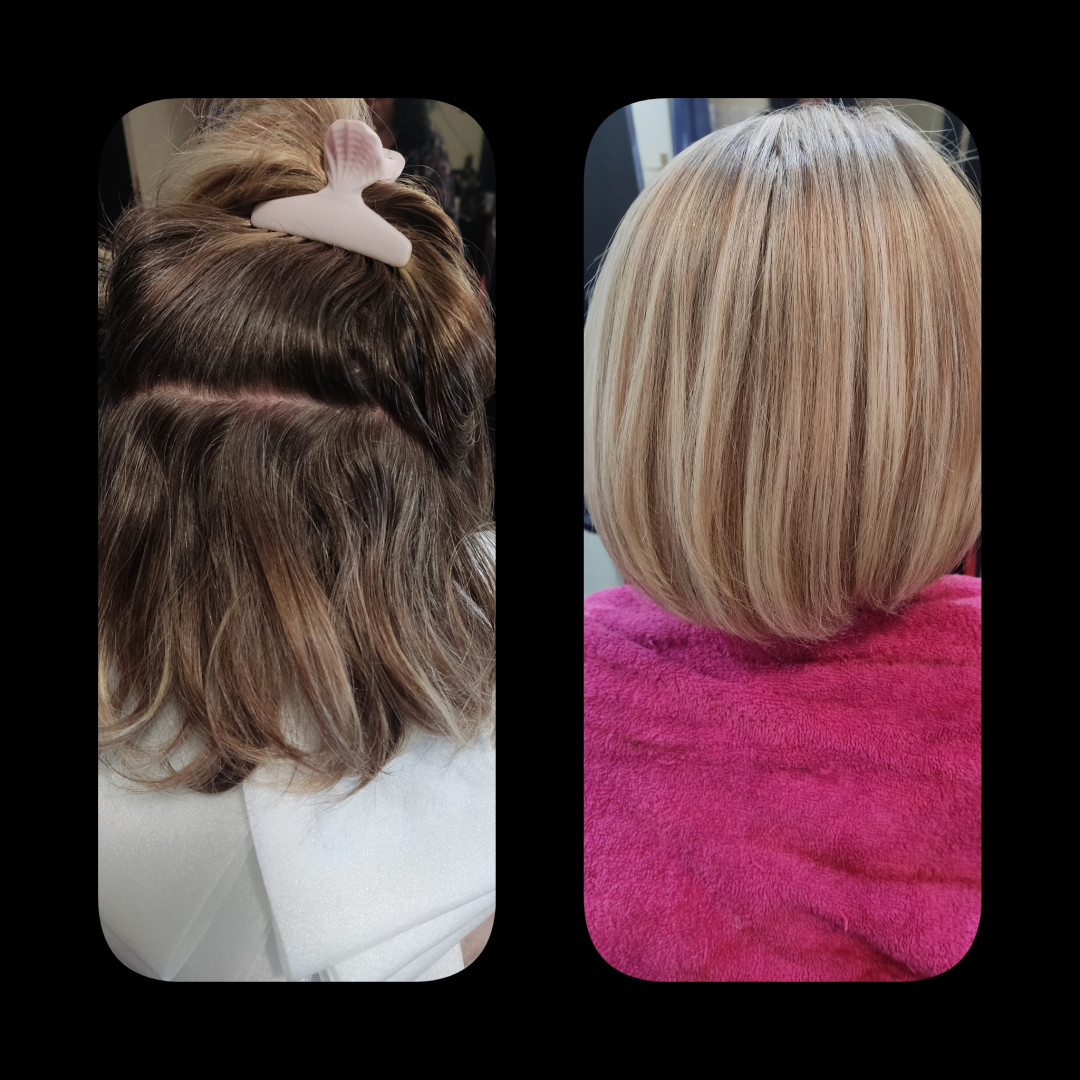 Vanja Hair Still #beograd Pramenovi Pramenovi na foliju - kosa srednje dužine
