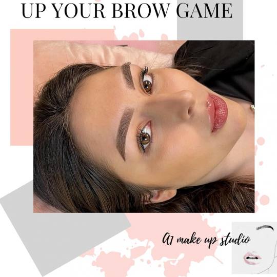 A1 make up studio by Andjelina Stamenković #nis Obrve Tehnika 'puder obrve' je tehnika u 
