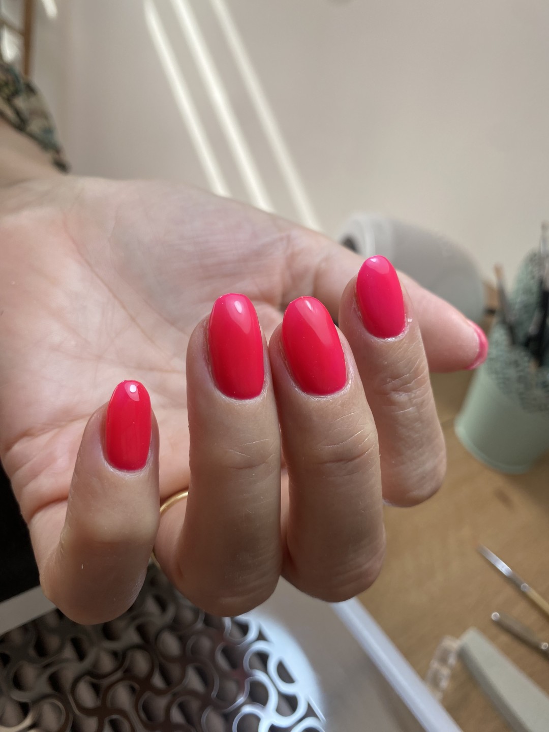 Beauty by Nevena Panić #beograd Ojačavanje noktiju Ojačavanje noktiju gelom - S dužina