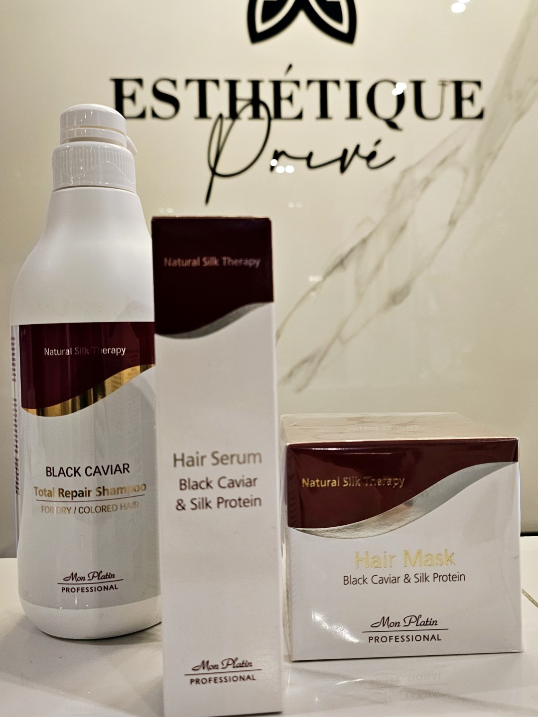 Esthetique Privé #beograd Nega i ojačavanje kose Black caviar lux tretman - duga / ekstra duga kosa