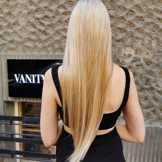 Vanity Hair #beograd Pramenovi Balayage / Pramenovi + preliv + feniranje - duga kosa - TOP Master