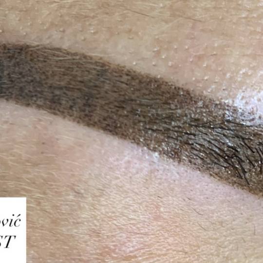 Aurora Beauty Studio #beograd Trajna šminka Puder obrve