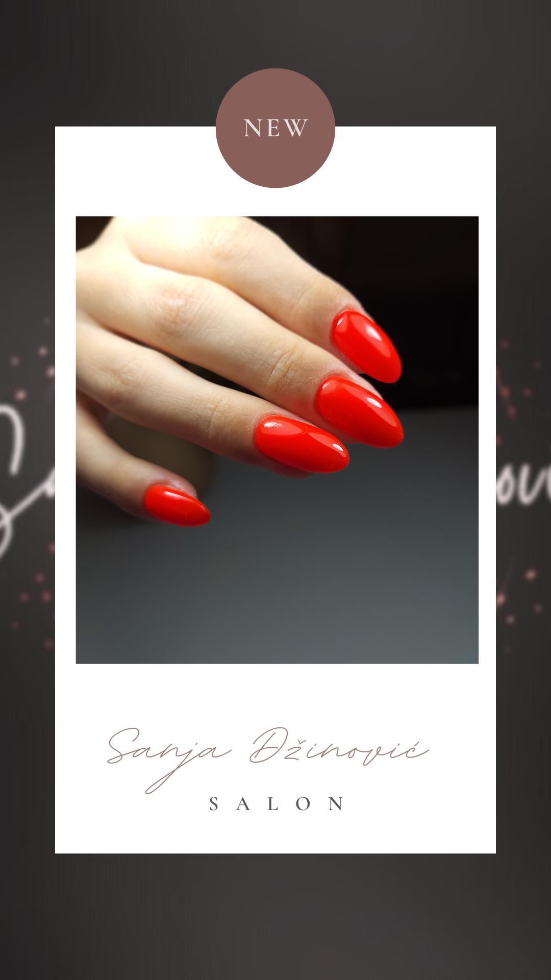 Izlivanje noktiju gelom - S / M dužina - Sanja Džinović - Vračar, Beograd Izlivanje noktiju Nokti Izlivanje noktiju, Beograd, Vukov spomenik, Đeram