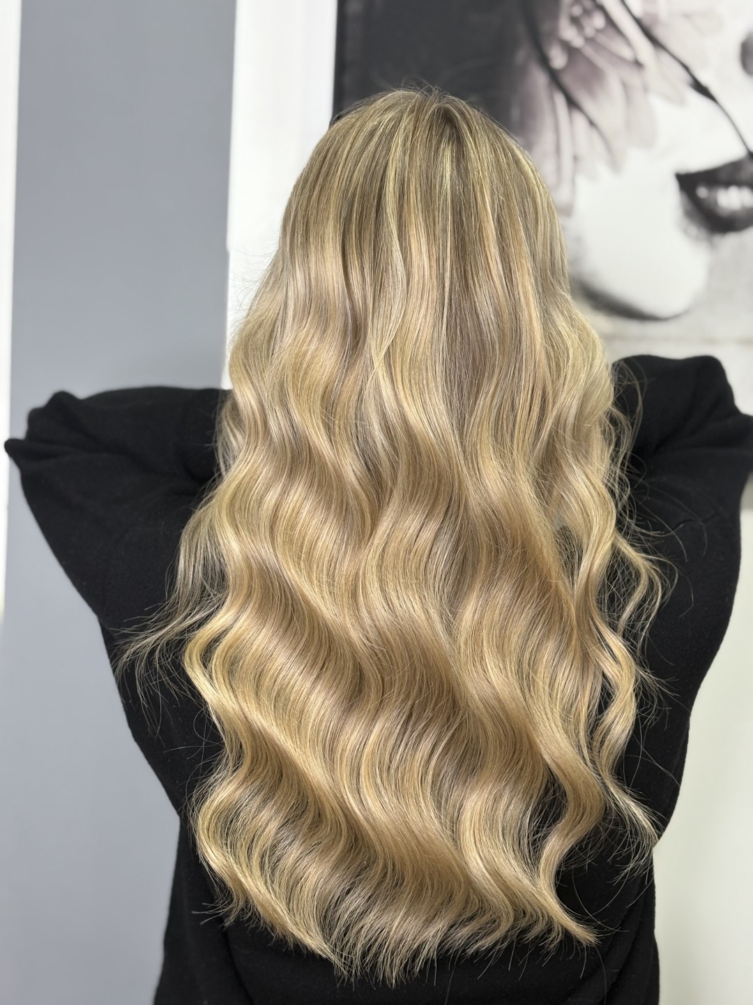 Hair studio mii #beograd Pramenovi Pramenovi na foliju - duga kosa