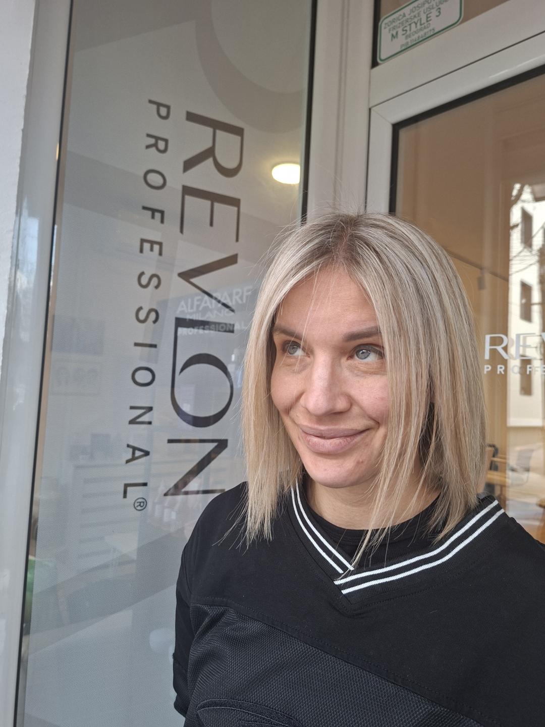 Mstyle3 #beograd Pramenovi Pramenovi na foliju - kosa srednje dužine