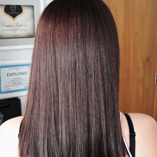 Beauty Team #novisad Farbanje kose colorisanje kose u prirodne tonove Farbanje cele dužine - duga k