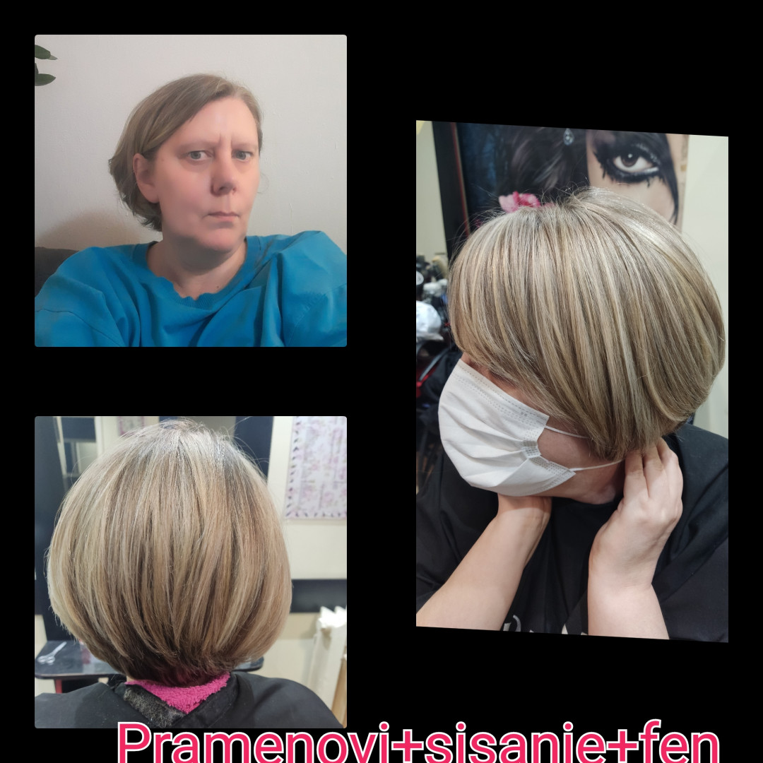 Vanja Hair Still #beograd Pramenovi Pramenovi na foliju - kosa srednje dužine