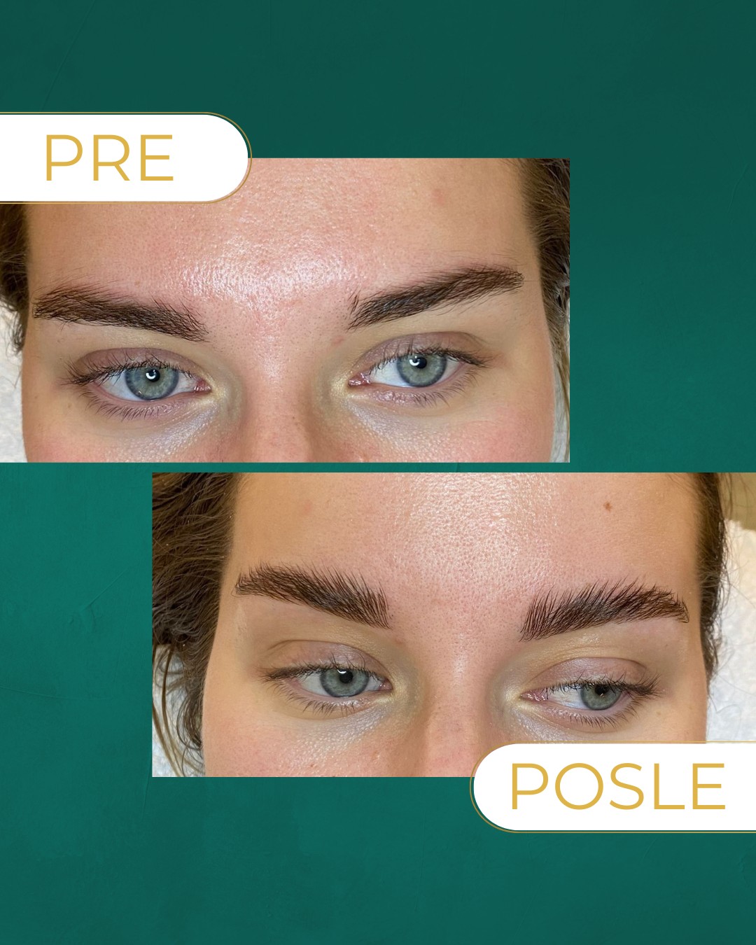 Iva Beauty Lab 2 #beograd Obrve Brow lift + farbanje obrva