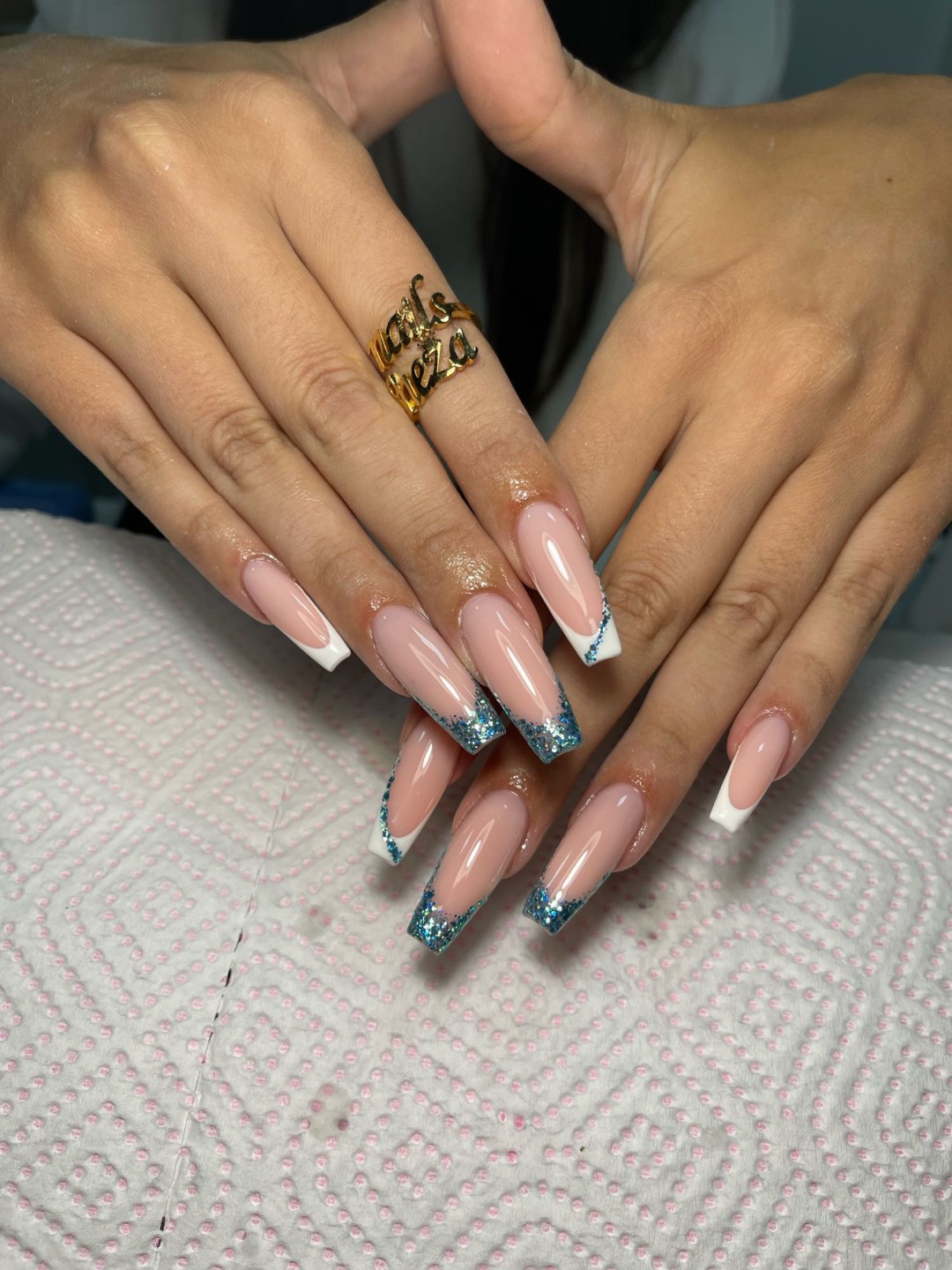 Sneža Nails #beograd Korekcija noktiju Korekcija noktiju salonski rad - XXL dužina