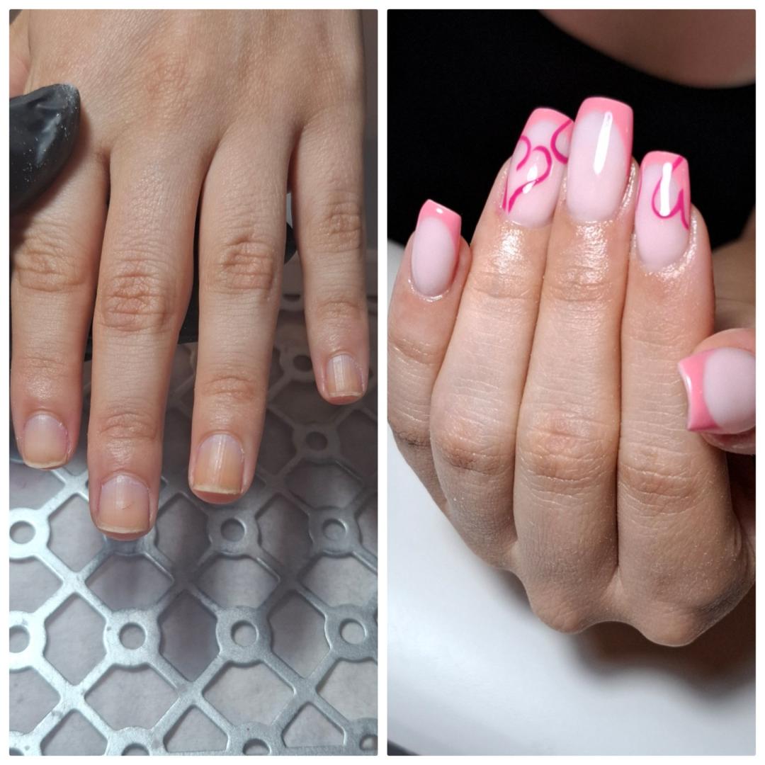Mango beauty studio #novisad Izlivanje noktiju Izlivanje noktiju gelom - M dužina